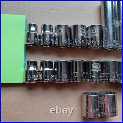 Lot of 22 Craftsman 80th Anniversary Sockets See Pics for sizes + conditions -P9