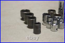 Lot of 50 MAC Tools 3/8 & 1/2 Inch Drive Sockets ALL Different SAE & Metric
