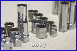 Lot of 50 MAC Tools 3/8 & 1/2 Inch Drive Sockets ALL Different SAE & Metric