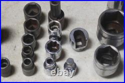 Lot of 50 MAC Tools 3/8 & 1/2 Inch Drive Sockets ALL Different SAE & Metric