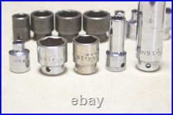 Lot of 50 MAC Tools 3/8 & 1/2 Inch Drive Sockets ALL Different SAE & Metric