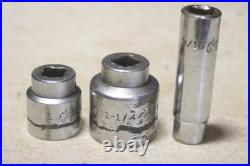 Lot of 50 MAC Tools 3/8 & 1/2 Inch Drive Sockets ALL Different SAE & Metric