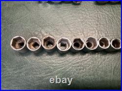 Lot of 77 Pcs Craftsman 1/4 Drive Sockets SAE Metric Deep Well & Standard USA