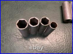 Lot of 77 Pcs Craftsman 1/4 Drive Sockets SAE Metric Deep Well & Standard USA
