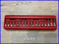 MAC TOOLS SMH17PT 17-PC. 1/4 Drive SAE and Metric Hex Driver Set MAC TOOLS SMH17PT 17-PC. 1/4 Drive SAE and Metric Hex Driver Set