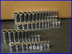 MATCO SILVER EAGLE 1/4 DRIVE 20-PC SAE and 26-pc metric 6 point SOCKETS New