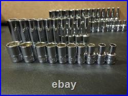 MATCO SILVER EAGLE 1/4 DRIVE 20-PC SAE and 26-pc metric 6 point SOCKETS New