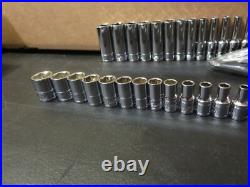 MATCO SILVER EAGLE 1/4 DRIVE 20-PC SAE and 26-pc metric 6 point SOCKETS New
