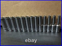MATCO SILVER EAGLE 1/4 DRIVE 20-PC SAE and 26-pc metric 6 point SOCKETS New