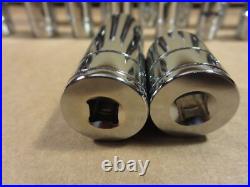 MATCO SILVER EAGLE 1/4 DRIVE 20-PC SAE and 26-pc metric 6 point SOCKETS New