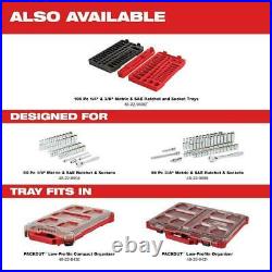 MILWAUKEE 3/8 Drive 56pc Ratchet & Socket Set SAE & Metric 48-22-9008 NEW