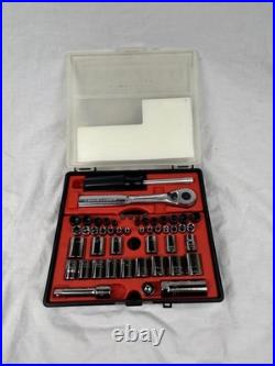 MINT RARE SEARS Craftsman 60pc Mechanics Tool Set 34060 SAE & Metric USA READ