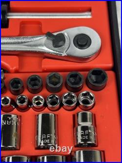 MINT RARE SEARS Craftsman 60pc Mechanics Tool Set 34060 SAE & Metric USA READ