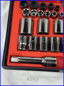 MINT RARE SEARS Craftsman 60pc Mechanics Tool Set 34060 SAE & Metric USA READ