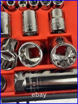 MINT RARE SEARS Craftsman 60pc Mechanics Tool Set 34060 SAE & Metric USA READ