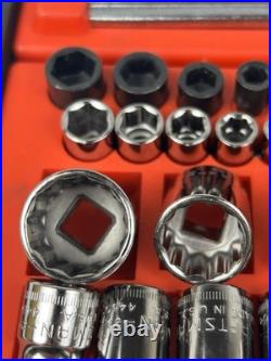 MINT RARE SEARS Craftsman 60pc Mechanics Tool Set 34060 SAE & Metric USA READ