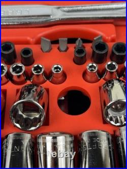 MINT RARE SEARS Craftsman 60pc Mechanics Tool Set 34060 SAE & Metric USA READ