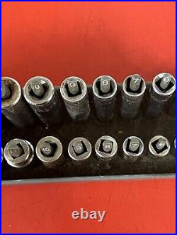 Mac 22Pc SAE 1/4 Drive Shallow & Deep Socket Set 1/4 drive