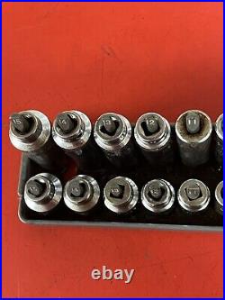 Mac 22Pc SAE 1/4 Drive Shallow & Deep Socket Set 1/4 drive