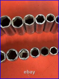 Mac 22Pc SAE 1/4 Drive Shallow & Deep Socket Set 1/4 drive