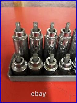 Mac 22Pc SAE 1/4 Drive Shallow & Deep Socket Set 1/4 drive