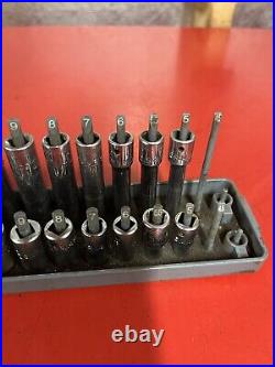 Mac 22Pc SAE 1/4 Drive Shallow & Deep Socket Set 1/4 drive