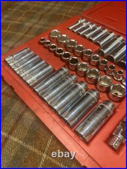 Mac SAE Metric 44Pc 3/8 Drive General Service Set Ratchet Socket Case