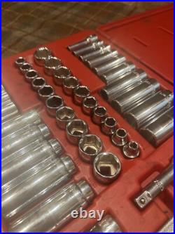 Mac SAE Metric 44Pc 3/8 Drive General Service Set Ratchet Socket Case
