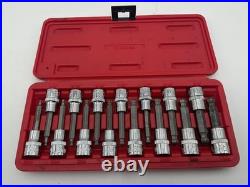 Mac Tools 15-PC. 3/8 Drive SAE and Metric Speed Allen Hex Bit Set- SXAB15B
