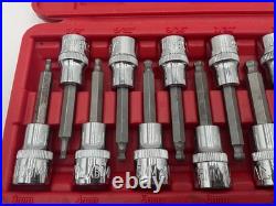 Mac Tools 15-PC. 3/8 Drive SAE and Metric Speed Allen Hex Bit Set- SXAB15B