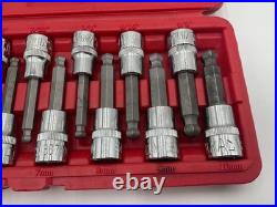 Mac Tools 15-PC. 3/8 Drive SAE and Metric Speed Allen Hex Bit Set- SXAB15B