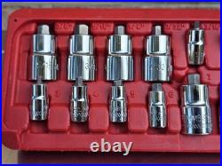 Mac Tools 3/8 & 1/4 Drive SAE and Metric Stubby Hex Bit Set, Part# SXASS16PT
