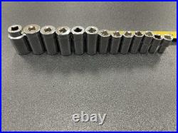 Mac Tools 3/8 Drive SXIM136TR Mid-length Socket Set Metric 13 Piece, Semi Deep Mac Tools 3/8 Drive SXIM136TR Mid-length Socket Set Metric 13 Piece, Semi Deep