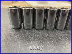 Mac Tools 3/8 Drive SXIM136TR Mid-length Socket Set Metric 13 Piece, Semi Deep Mac Tools 3/8 Drive SXIM136TR Mid-length Socket Set Metric 13 Piece, Semi Deep