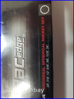 Mac Tools 7 Pc SAE- Edge Non-Slip 3/8 Drive Metric Socket Set 6mm-19mm NEW