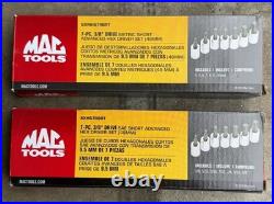 Mac Tools R. B. R. T SXMHS7RBRT Metric And SXHS7RBRT SAE Short Hex Bit Driver Sets