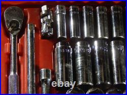 Mac Tools SAE Metric 44Pc 3/8 Drive General Service Set Ratchet Socket Case Dr Mac Tools SAE Metric 44Pc 3/8 Drive General Service Set Ratchet Socket Case Dr