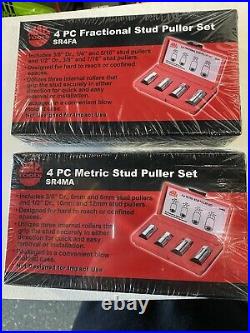 Mac Tools SR4MA 4 Piece Metric & SR4FA SAE Stud Puller Set NEW