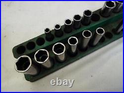 Matco 1/4 Drive 6-Point SAE & Metric Deep Well Sockets 7/32- 9/16 5 14mm