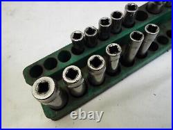 Matco 1/4 Drive 6-Point SAE & Metric Deep Well Sockets 7/32- 9/16 5 14mm