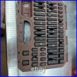 Matco SAP486V 48pc 1/4 Metric/SAE 6pt ADV Standard/Deep Impact Socket Set