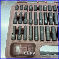 Matco SAP486V 48pc 1/4 Metric/SAE 6pt ADV Standard/Deep Impact Socket Set