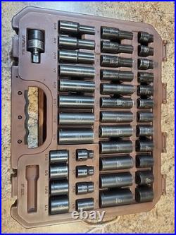 Matco Tools SBP426V 3/8 Dr 42pc SAE & Metric 6Pt Standard & Deep Impact Socket