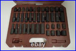 Matco Tools SBP426V 3/8 Dr 42pc SAE & Metric 6Pt Standard & Deep Impact Socket