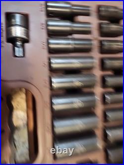 Matco Tools SBP426V 3/8 Dr 42pc SAE & Metric 6Pt Standard & Deep Impact Socket
