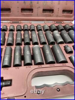 Matco Tools SBP426V 3/8 Dr 42pc SAE & Metric 6Pt Standard & Deep Impact Socket