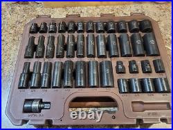 Matco Tools SBP426V 3/8 Dr 42pc SAE & Metric 6Pt Standard & Deep Impact Socket