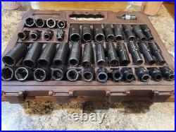 Matco Tools SBP426V 3/8 Dr 42pc SAE & Metric 6Pt Standard & Deep Impact Socket