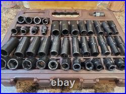 Matco Tools SBP426V 3/8 Dr 42pc SAE & Metric 6Pt Standard & Deep Impact Socket