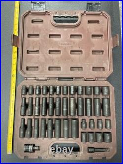 Matco Tools SBP426V 3/8 Dr 42pc SAE Metric 6pt Standard Deep Impact Socket A12